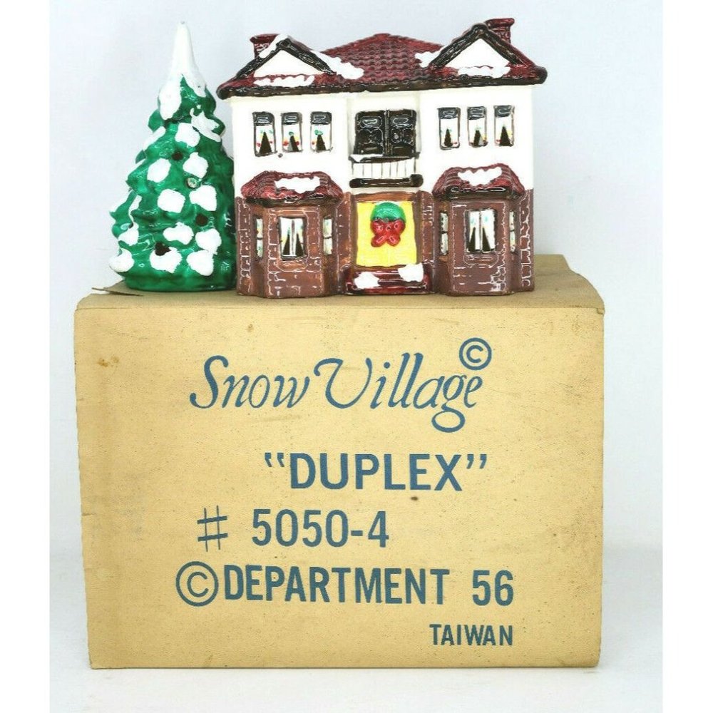 Dept 56 Original Snow Village Duplex
